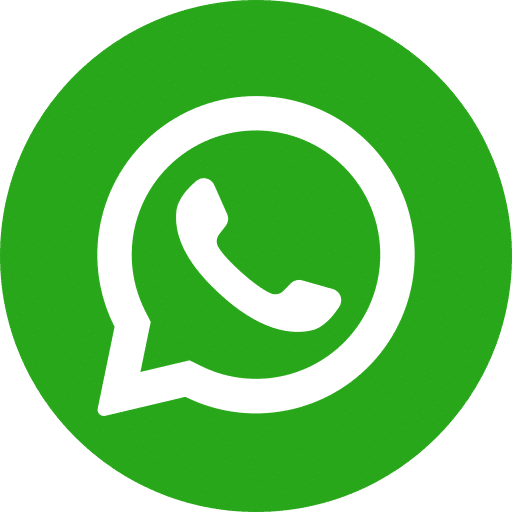 Logo WhatsApp vert vif avec une icône de téléphone blanche stylisée dans une bulle de discussion circulaire.